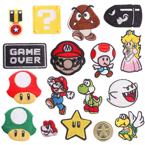 Mario Character Embroidered Patch