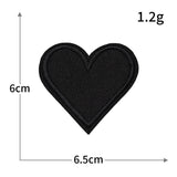 Self-Adhesive Black Letter Badge Patch