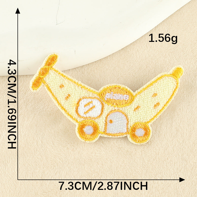 Self-Adhesive Fruit Car Embroidered Patch