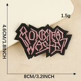 English Letter Embroidered Patch