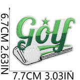 Golf Embroidered Patch
