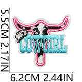 Western Cowboy Girl Patch