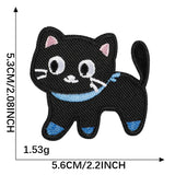 Self-Adhesive Black and White Cat Patch
