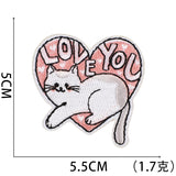 Cat Paw Embroidered Patch