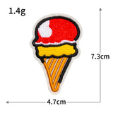 Ice Cream Embroidered Patch