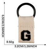 Custom Name Letter Keychain