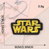 Self-Adhesive English Letter Embroidered Patch