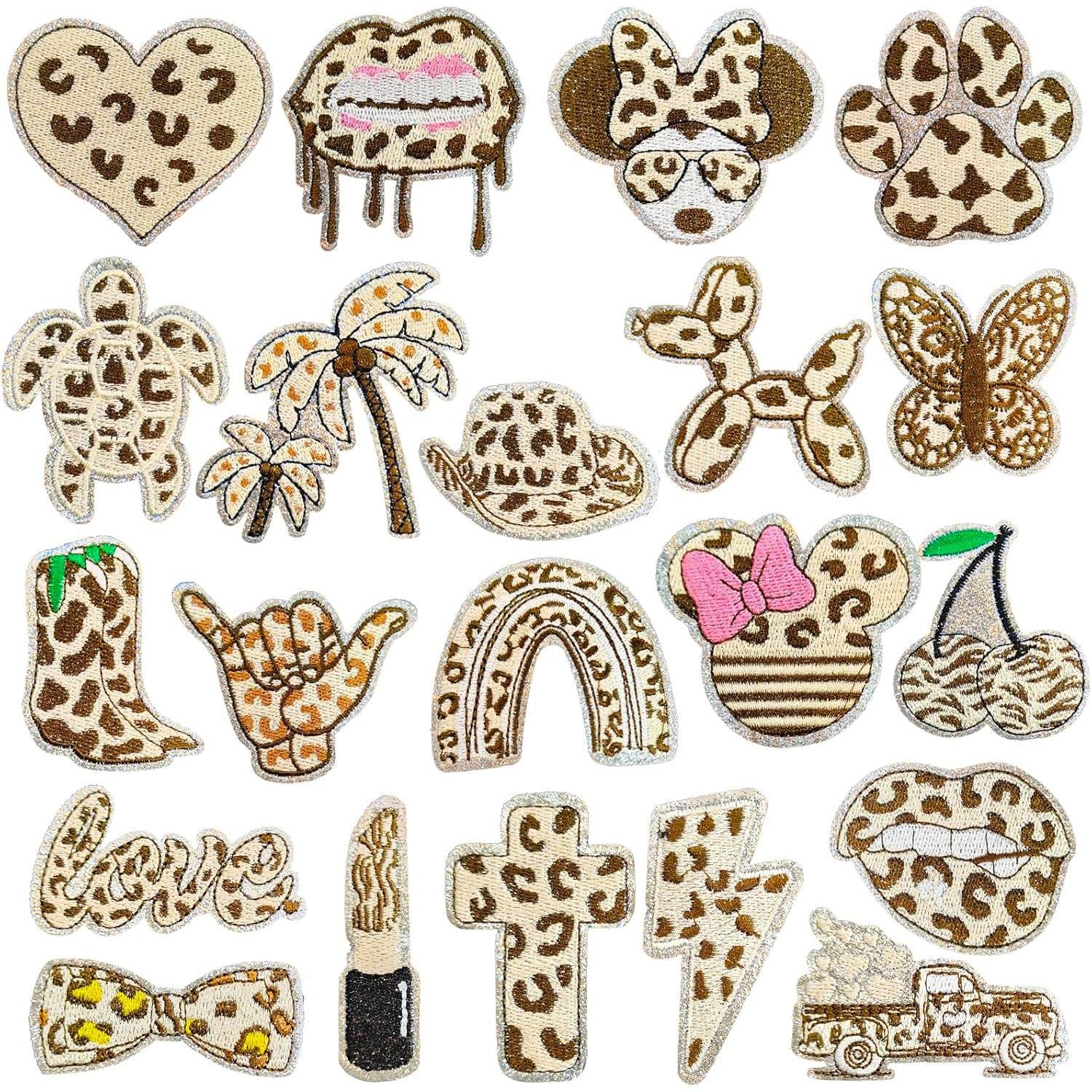 Lipstick Leopard Heart Patch