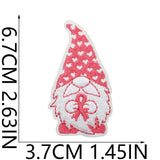 Pink Ribbon Embroidered Patch