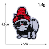 Dog Cat Squirrel Embroidered Patch