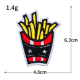 Burger Fries Embroidered Patch