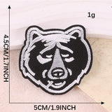 Self-Adhesive English Letter Embroidered Patch