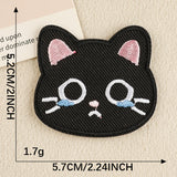 Self-Adhesive Cat Embroidered Patch