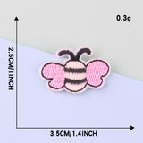 Bee Embroidered Patch