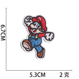 Mario Character Embroidered Patch