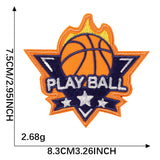 Basketball Embroidered Patch