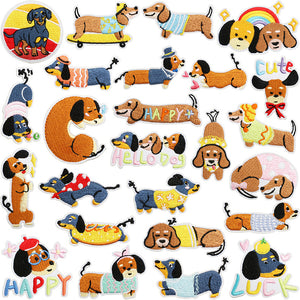 Dachshund Embroidered Patch
