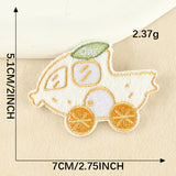 Self-Adhesive Fruit Car Embroidered Patch