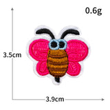 Mini Butterfly Bee Embroidered Patch