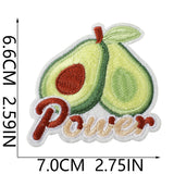 Tropical Fruit Embroidered Patch