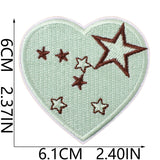 Heart Embroidered Patch