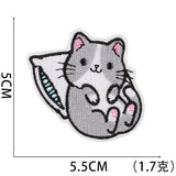 Cat Paw Embroidered Patch