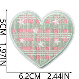 Heart Embroidered Patch