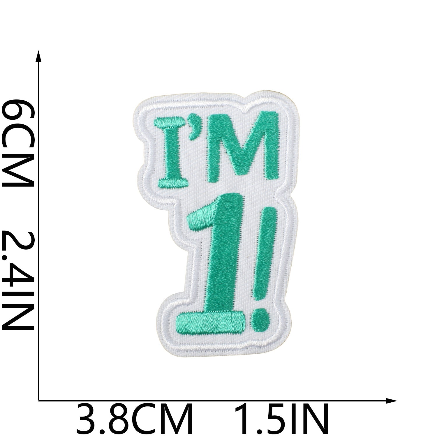 Birthday Cake Embroidered Patch