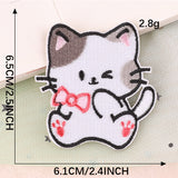 Cartoon Cat Embroidered Patch
