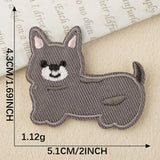 Self-Adhesive Dog Embroidered Patch