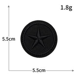 Self-Adhesive Black Letter Badge Patch