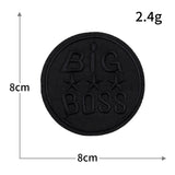 Letter Badge Embroidered Patch