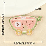Self-Adhesive Fruit Car Embroidered Patch