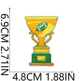 Football Embroidered Patch
