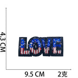 LOVE Letter Embroidered Patch