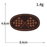 Letter Badge Embroidered Patch