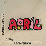 English Letter Embroidered Patch