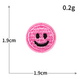Smiley Heart Embroidered Patch