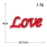LOVE Heart Sequin Patch