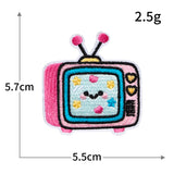 Pink Cartoon Embroidered Patch