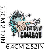 Western Cowboy Girl Patch