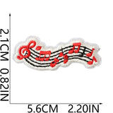 Music Note Embroidered Patch