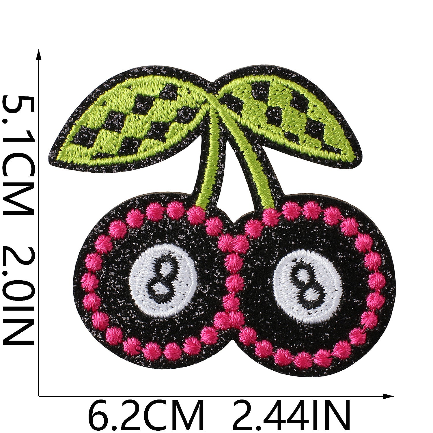 Western 8 Ball Embroidered Patch
