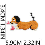 Dachshund Embroidered Patch