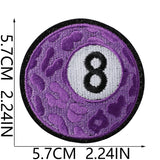 Western 8 Ball Embroidered Patch