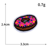 Mini Pink Embroidered Patch