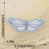 Self-Adhesive Butterfly Letter Embroidered Patch