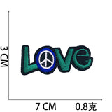 LOVE Letter Embroidered Patch
