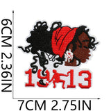 Black Character Elephant Patch