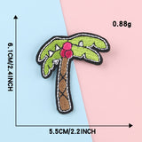Palm Tree Pineapple Embroidered Patch